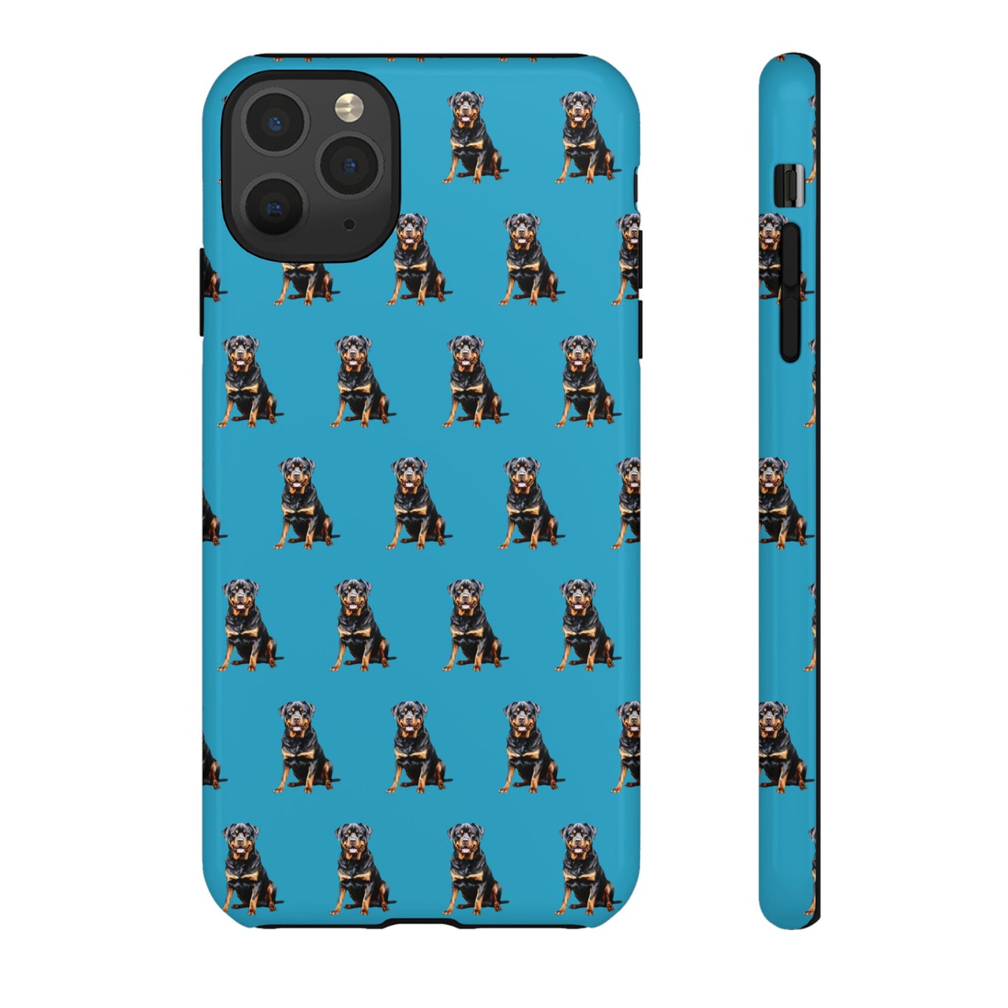 Rottweiler Phone Case Turquoise