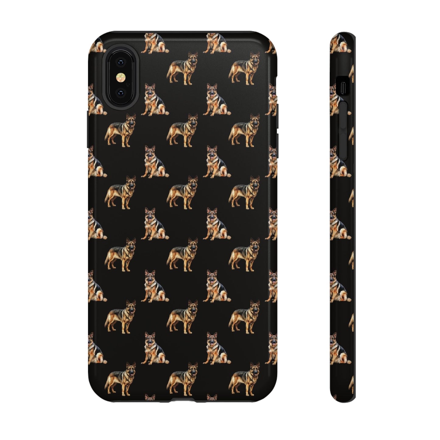 German Shepherd Phone Case Black