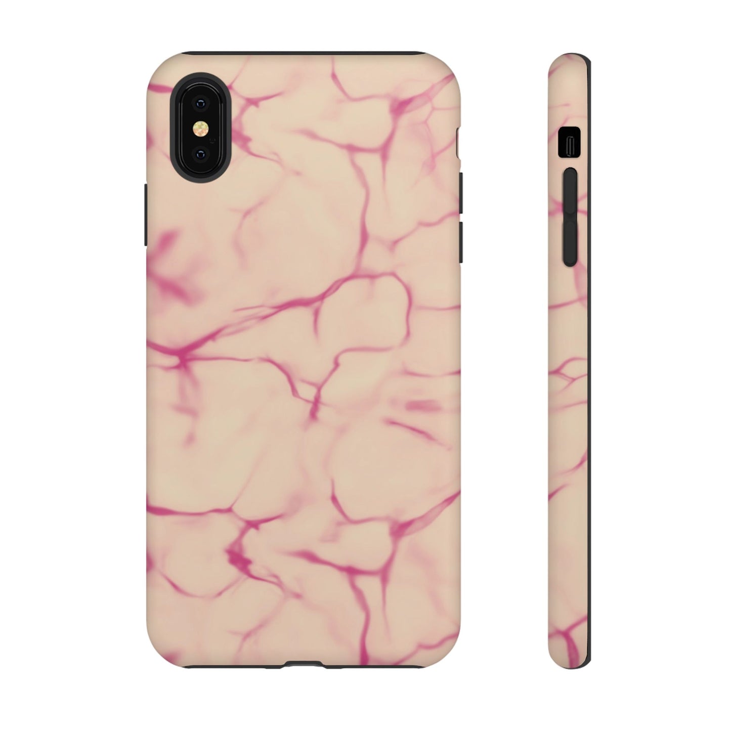 Marble Phone Case Cream Pink