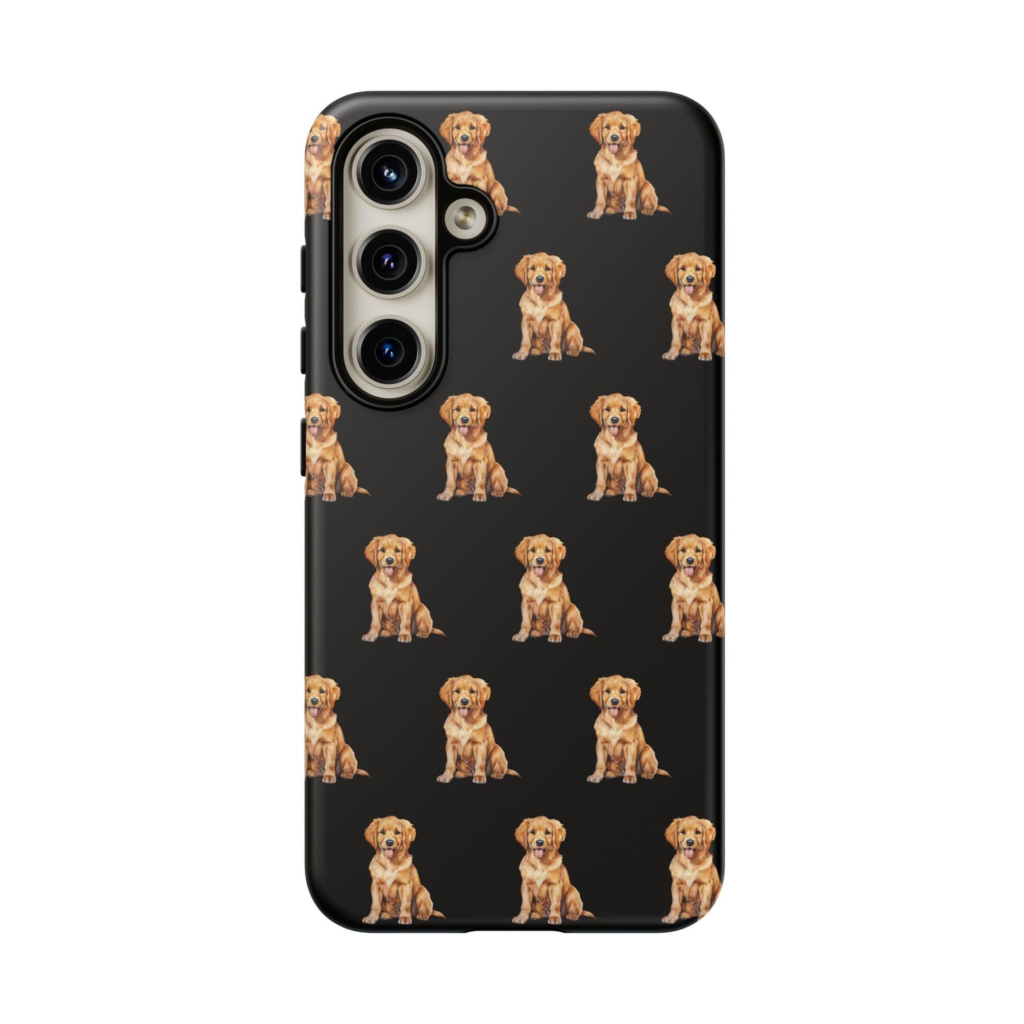 Golden Retriever Phone Case Black