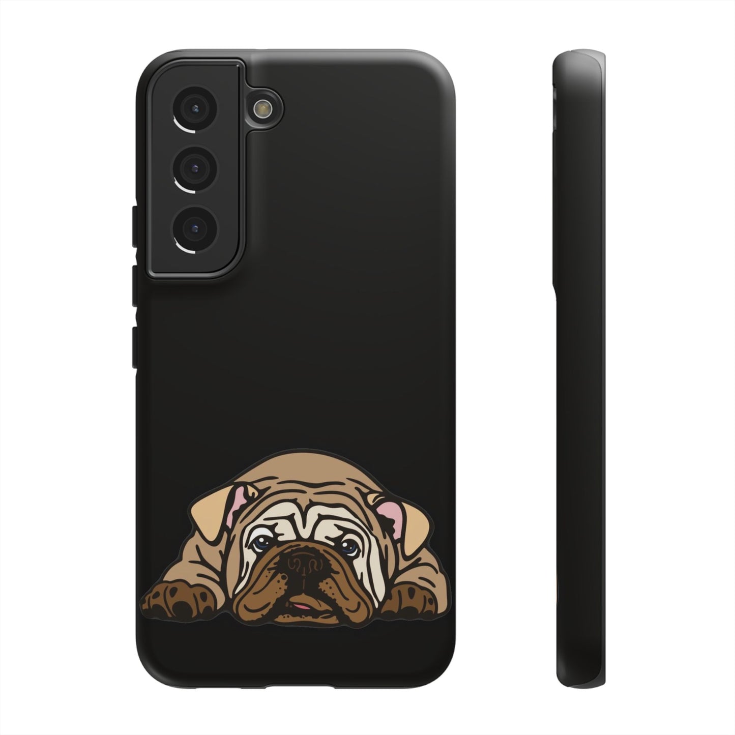 Bulldog Phone Case Black