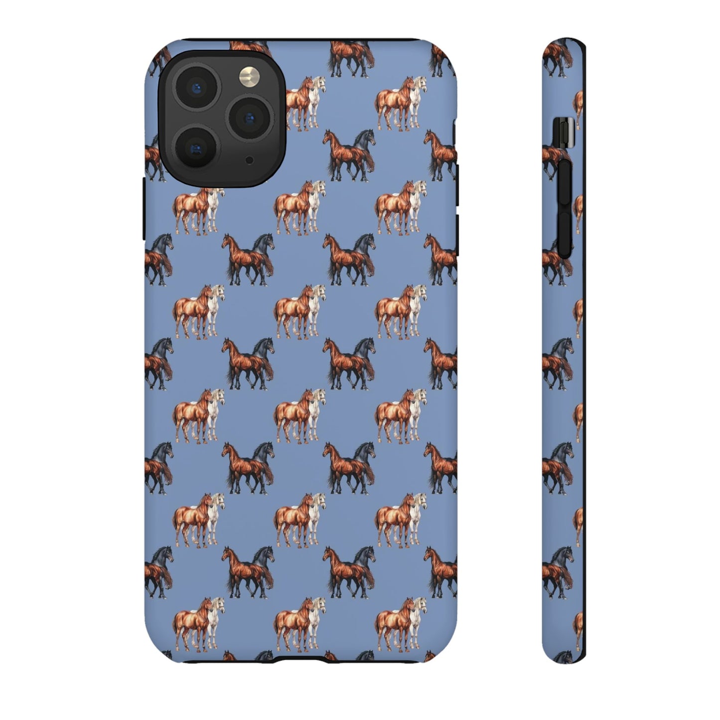 Horse Phone Case Blue