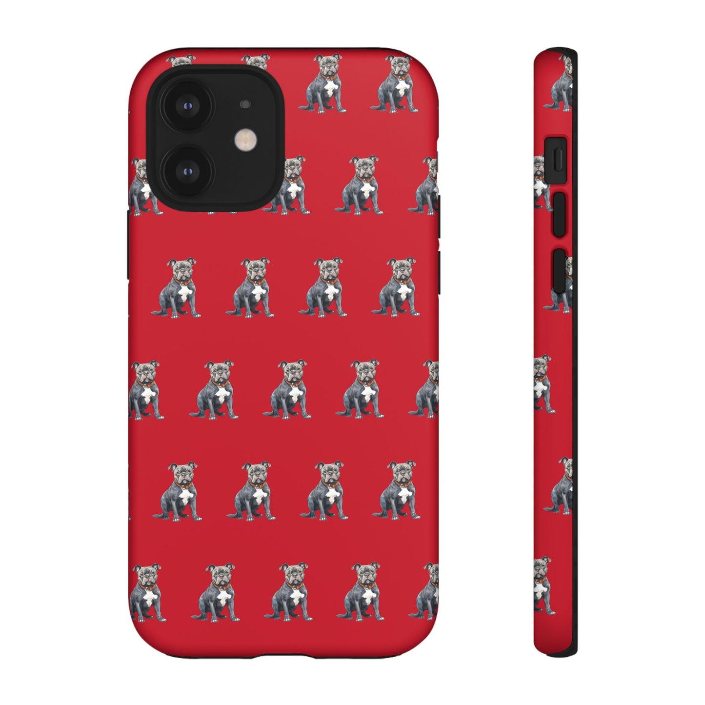 Pitbull Phone Case Red