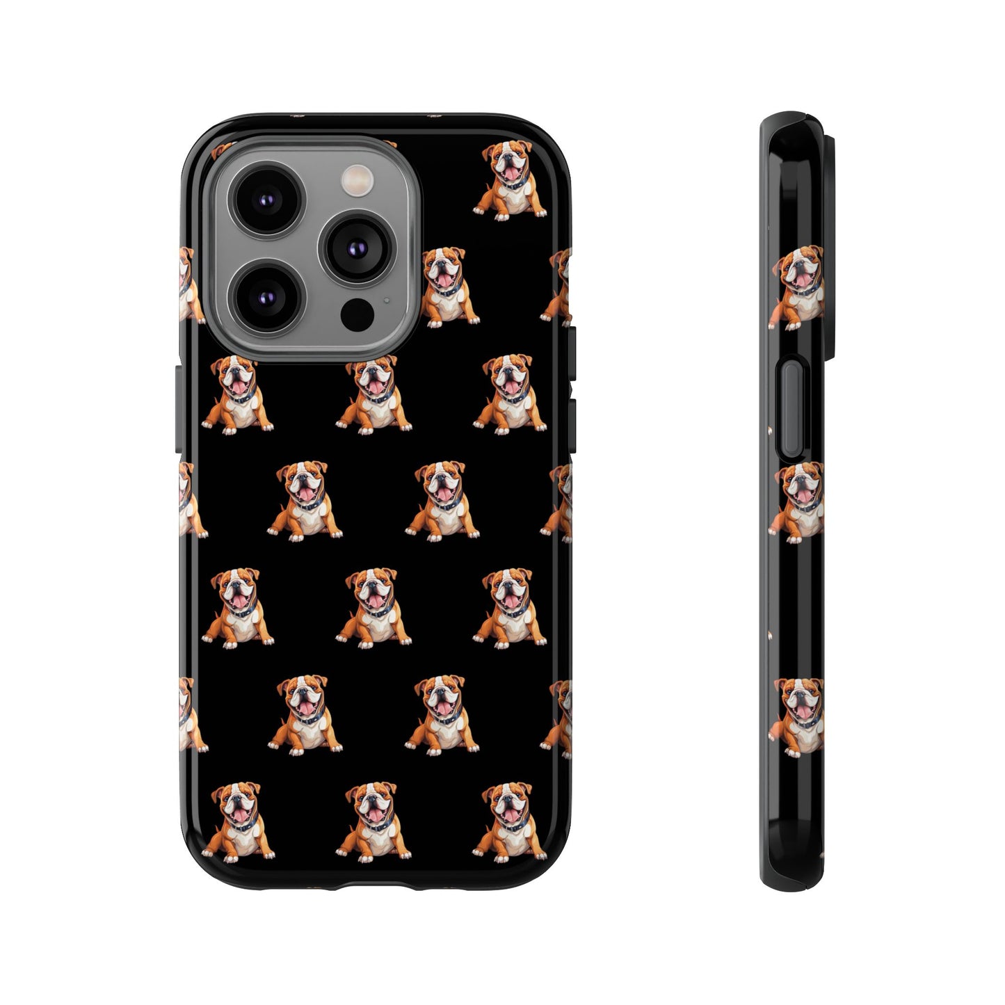 Bulldog Phone Case Black