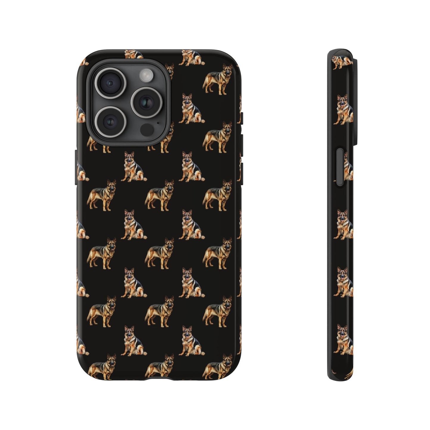 German Shepherd Phone Case Black