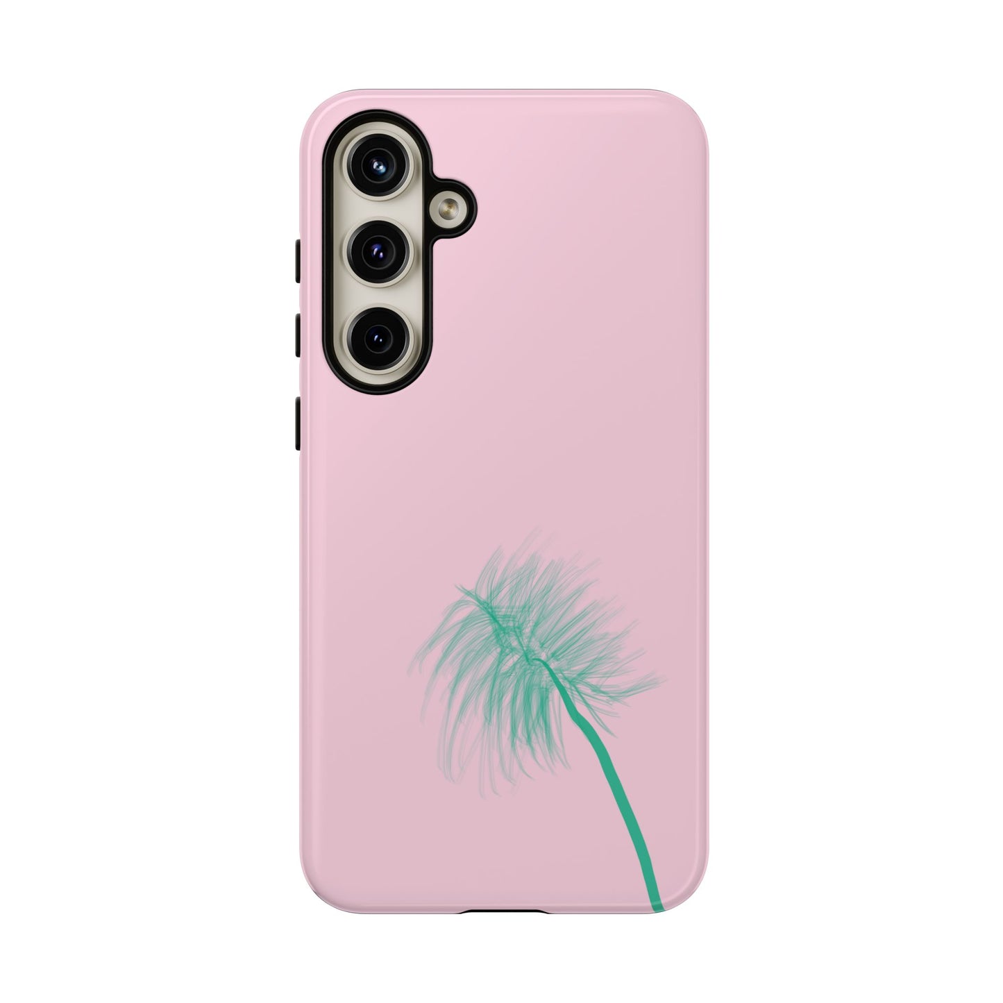 Dandelion Blowball Phone Case Pink