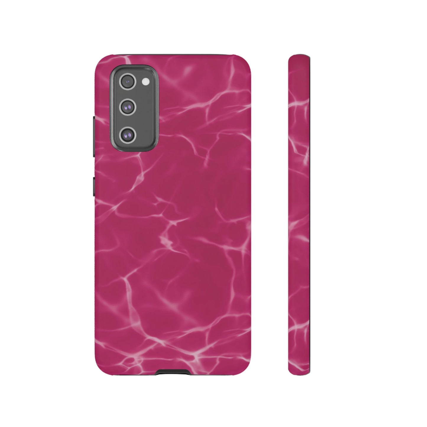 Marble Print Phone Case Berry