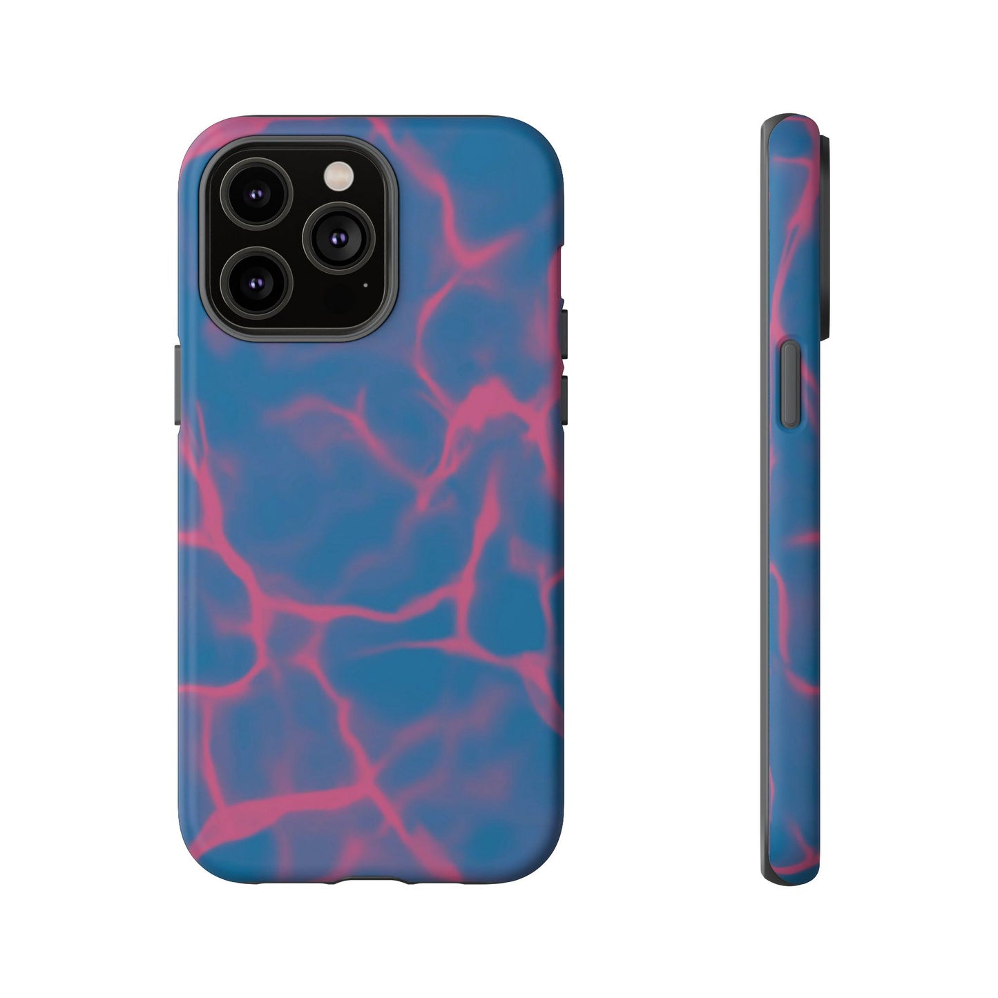 Marble Phone Case Blue Pink