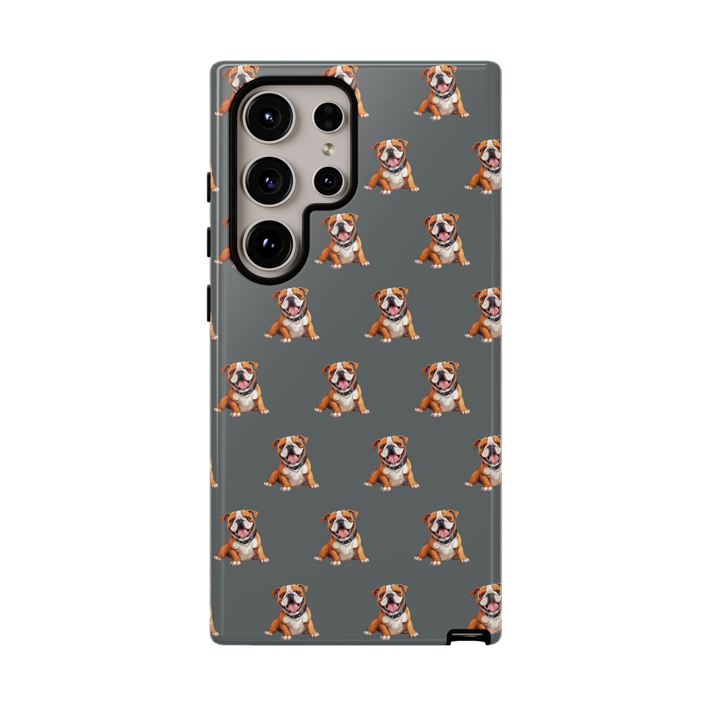 Bulldog Phone Case Gray