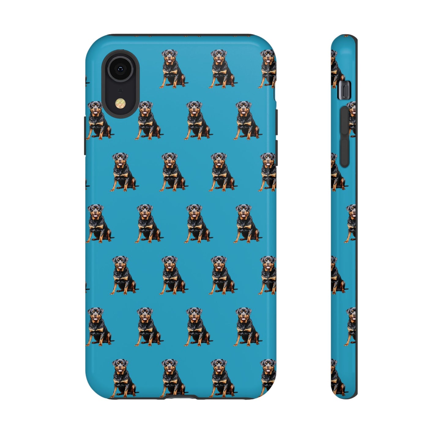 Rottweiler Phone Case Turquoise