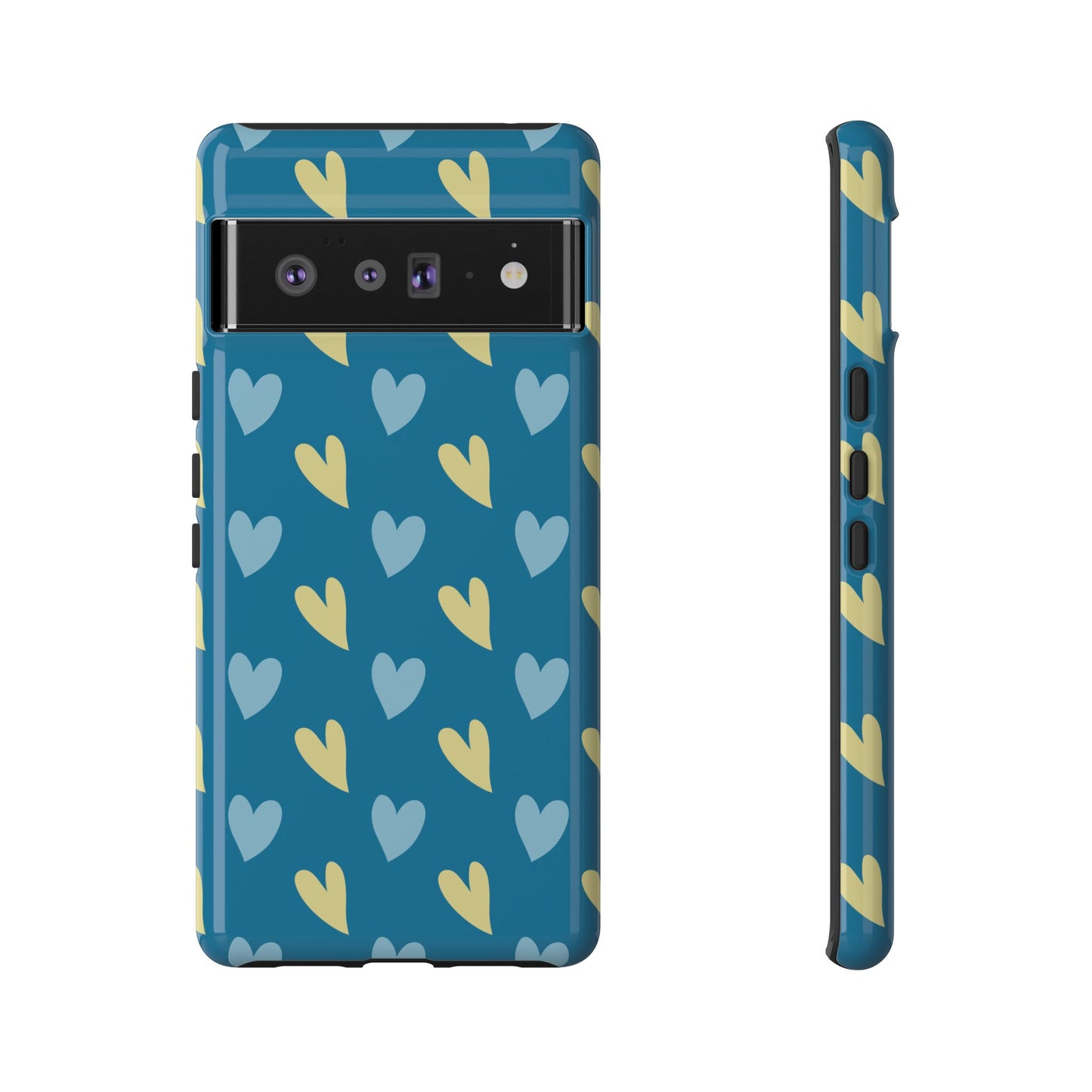 Heart Phone Case Blue