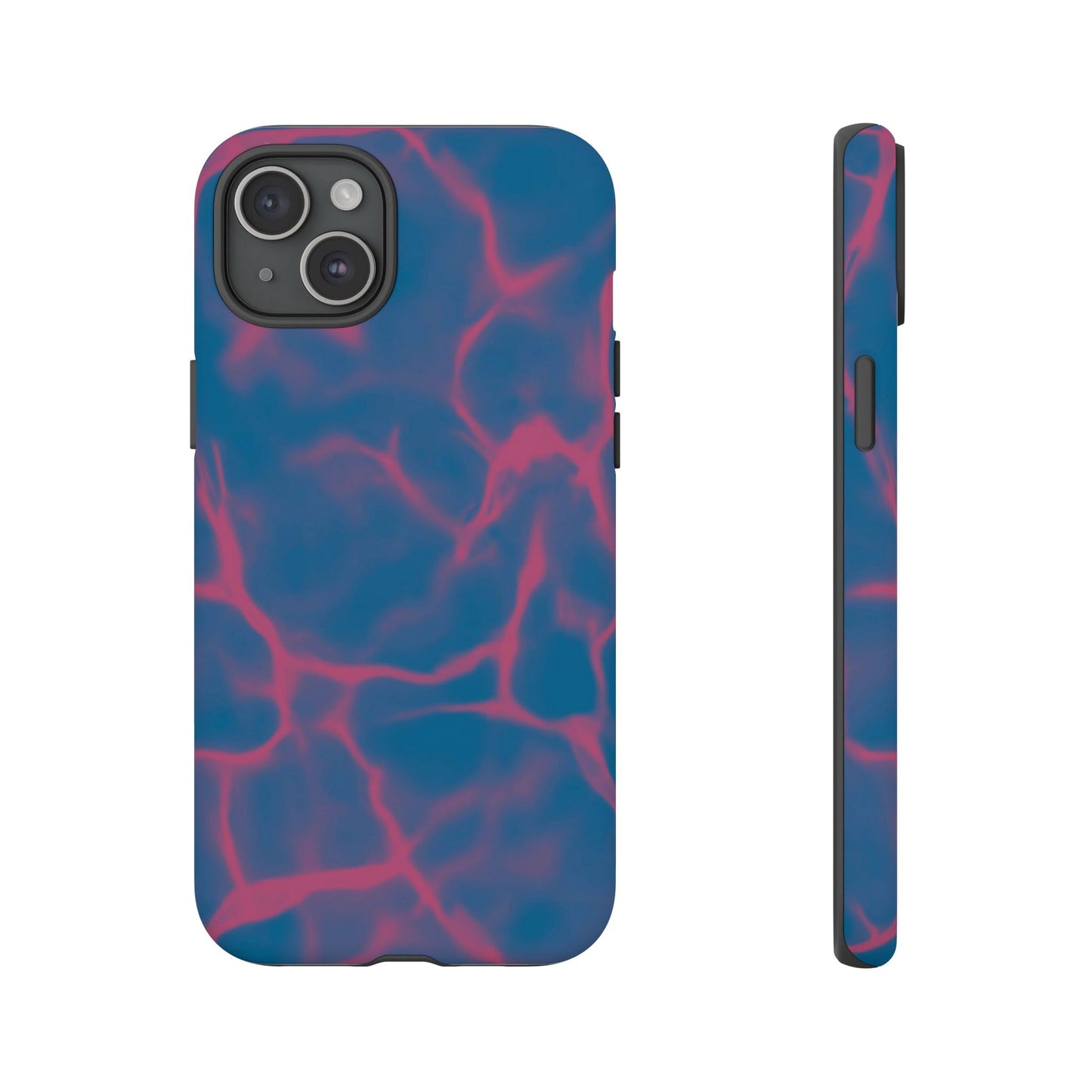 Marble Phone Case Blue Pink