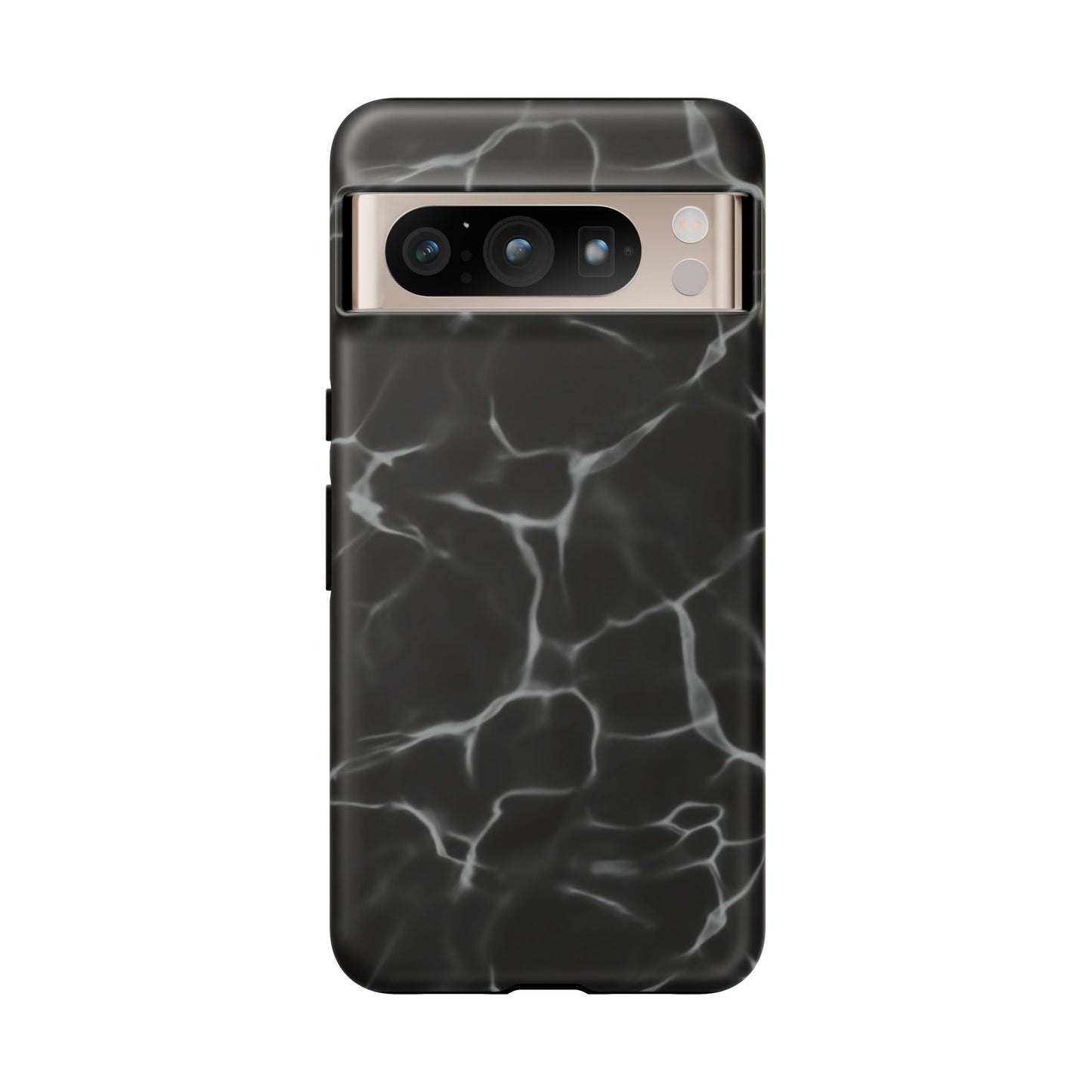 Marble Phone Case Black White