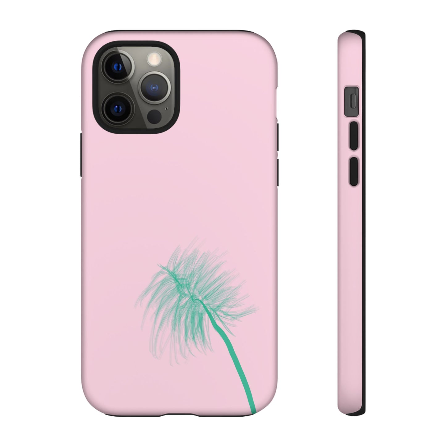 Dandelion Blowball Phone Case Pink