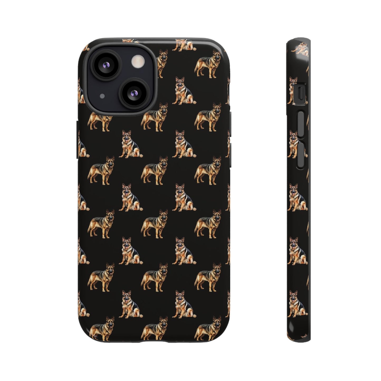 German Shepherd Phone Case Black