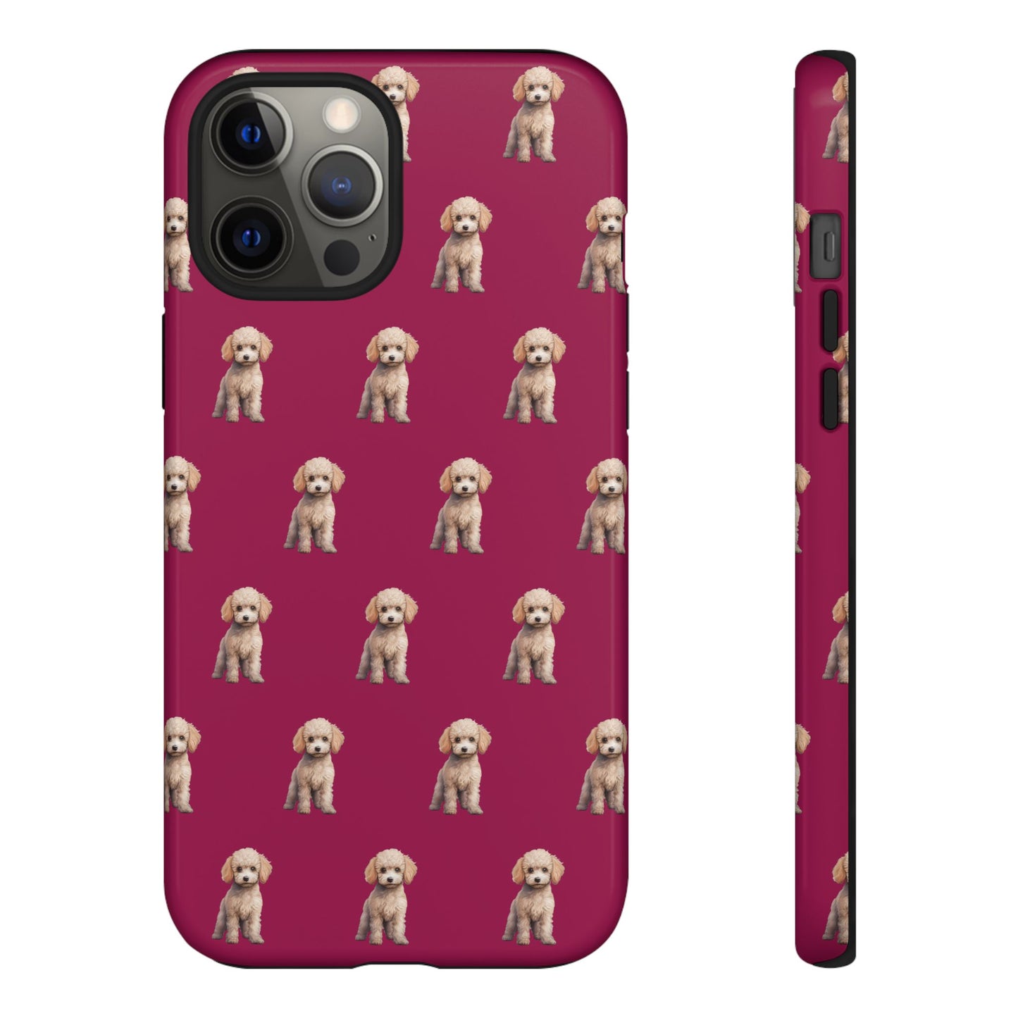 Poodle Phone Case Berry