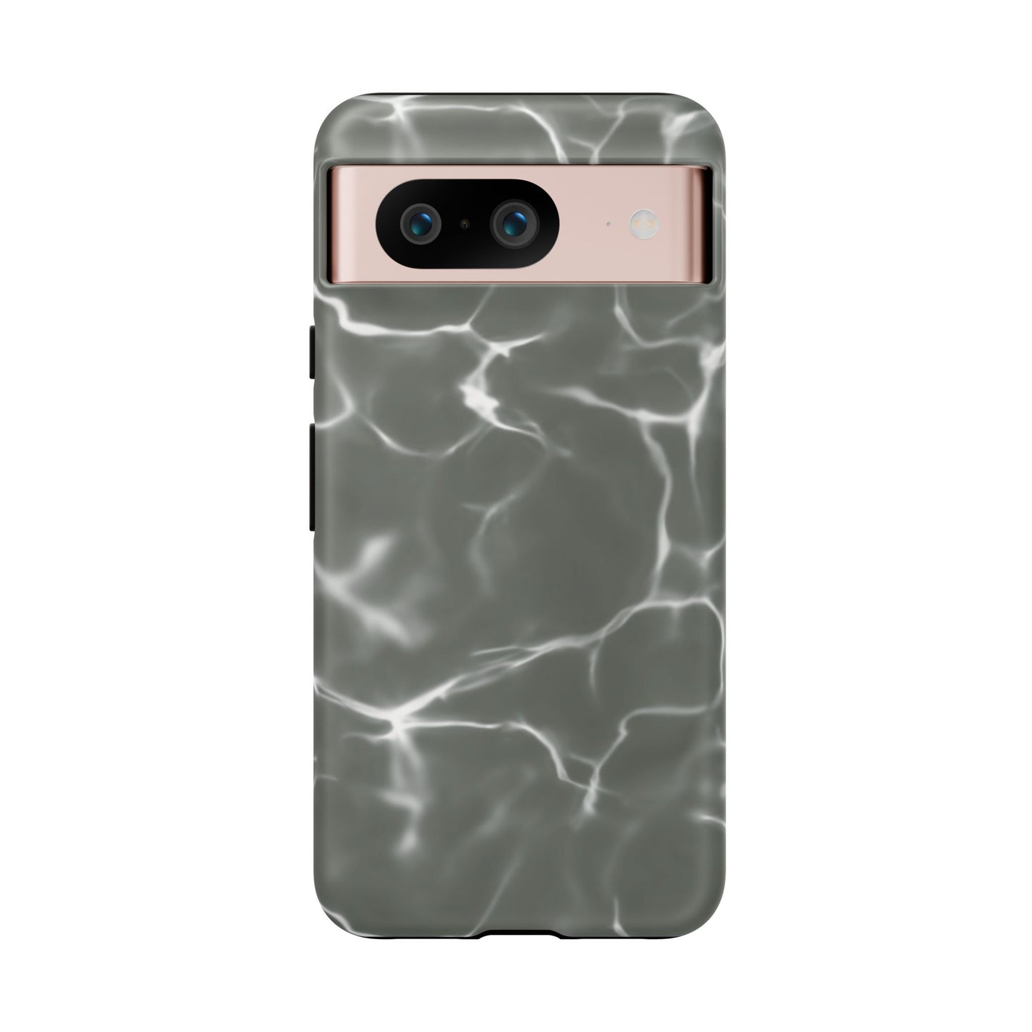 Marble Print Phone Case Gray