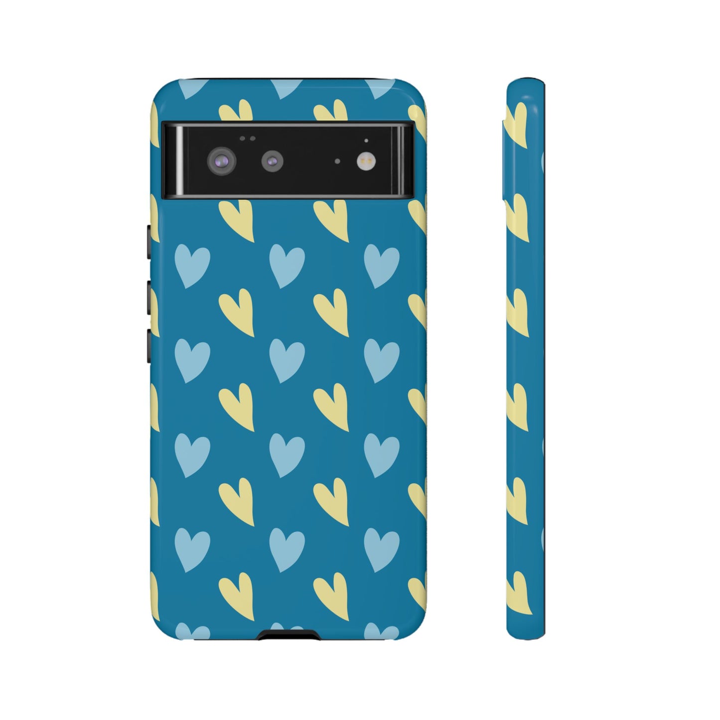 Heart Phone Case Blue