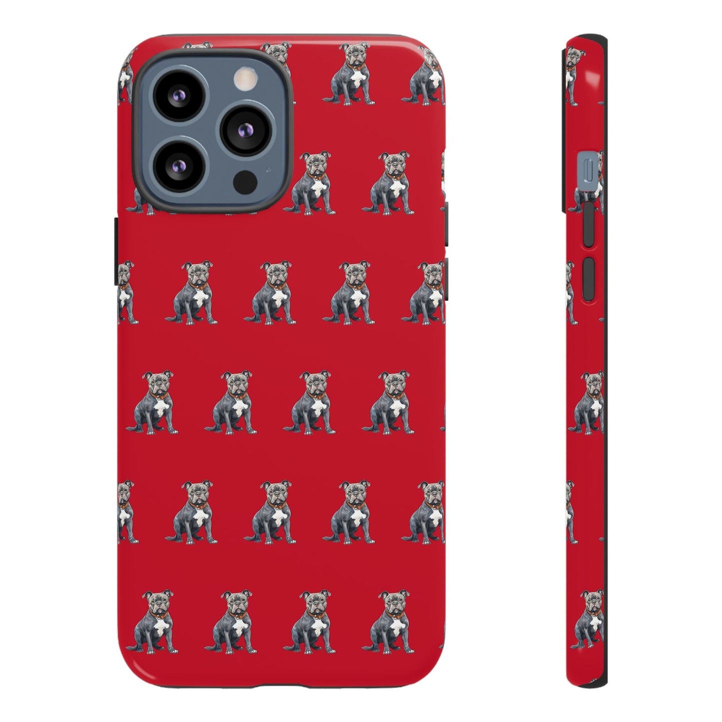 Pitbull Phone Case Red