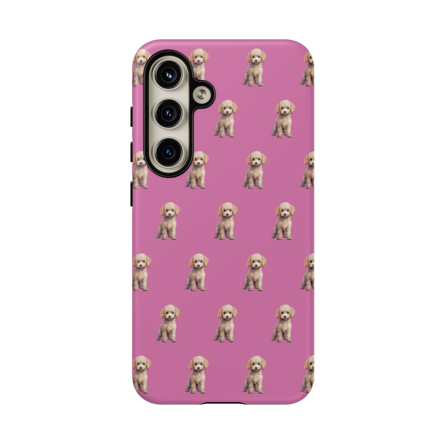 Poodle Phone Case Pink