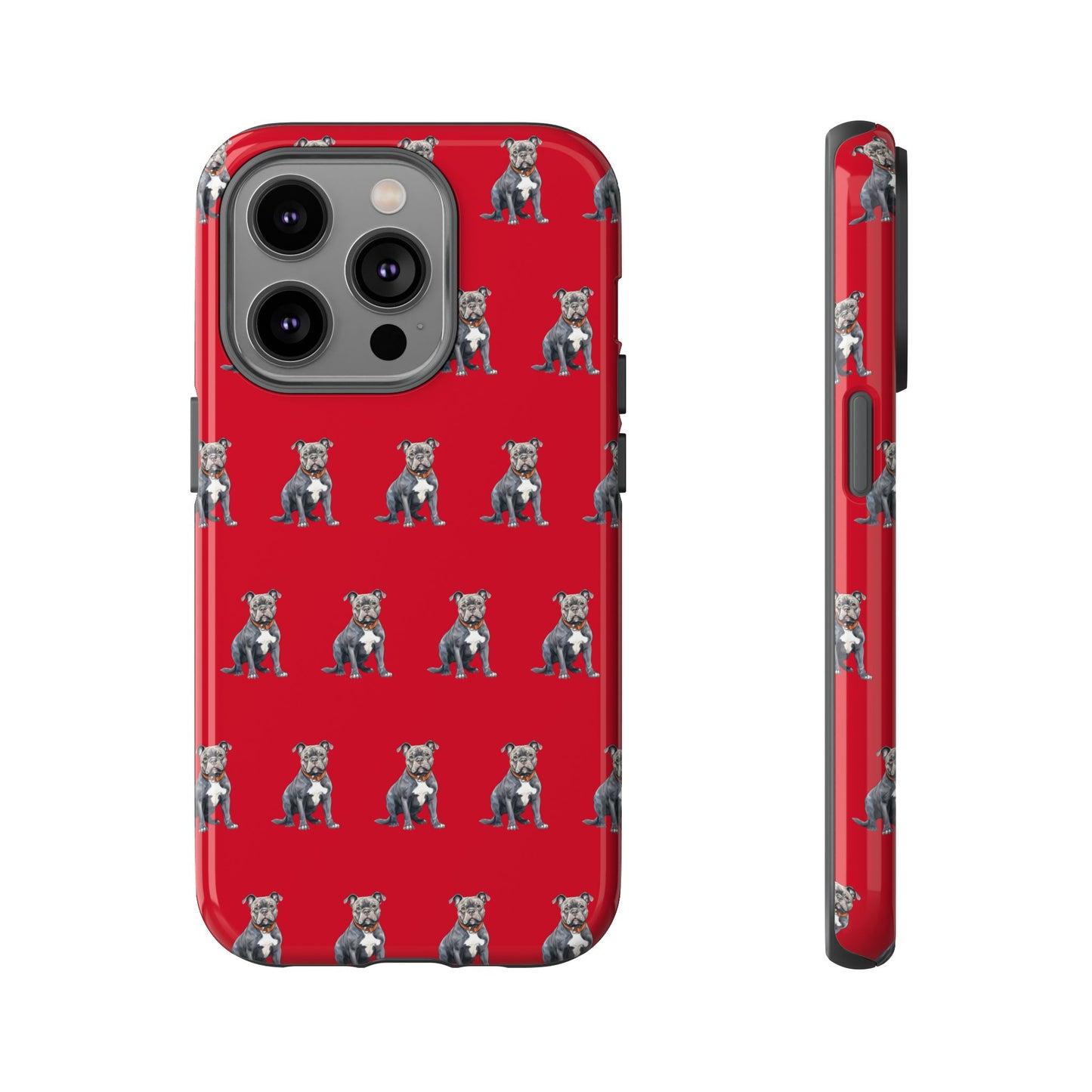 Pitbull Phone Case Red