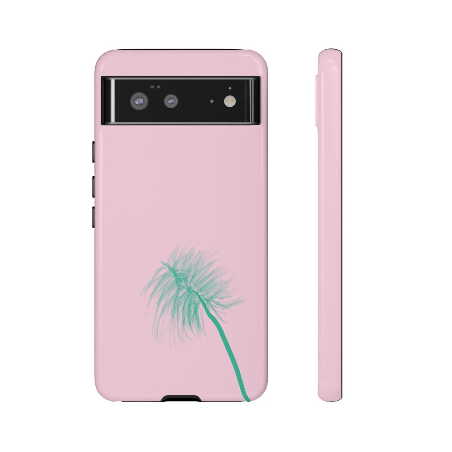 Dandelion Blowball Phone Case Pink