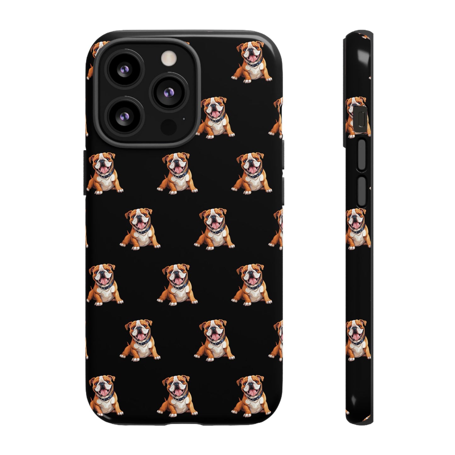 Bulldog Phone Case Black