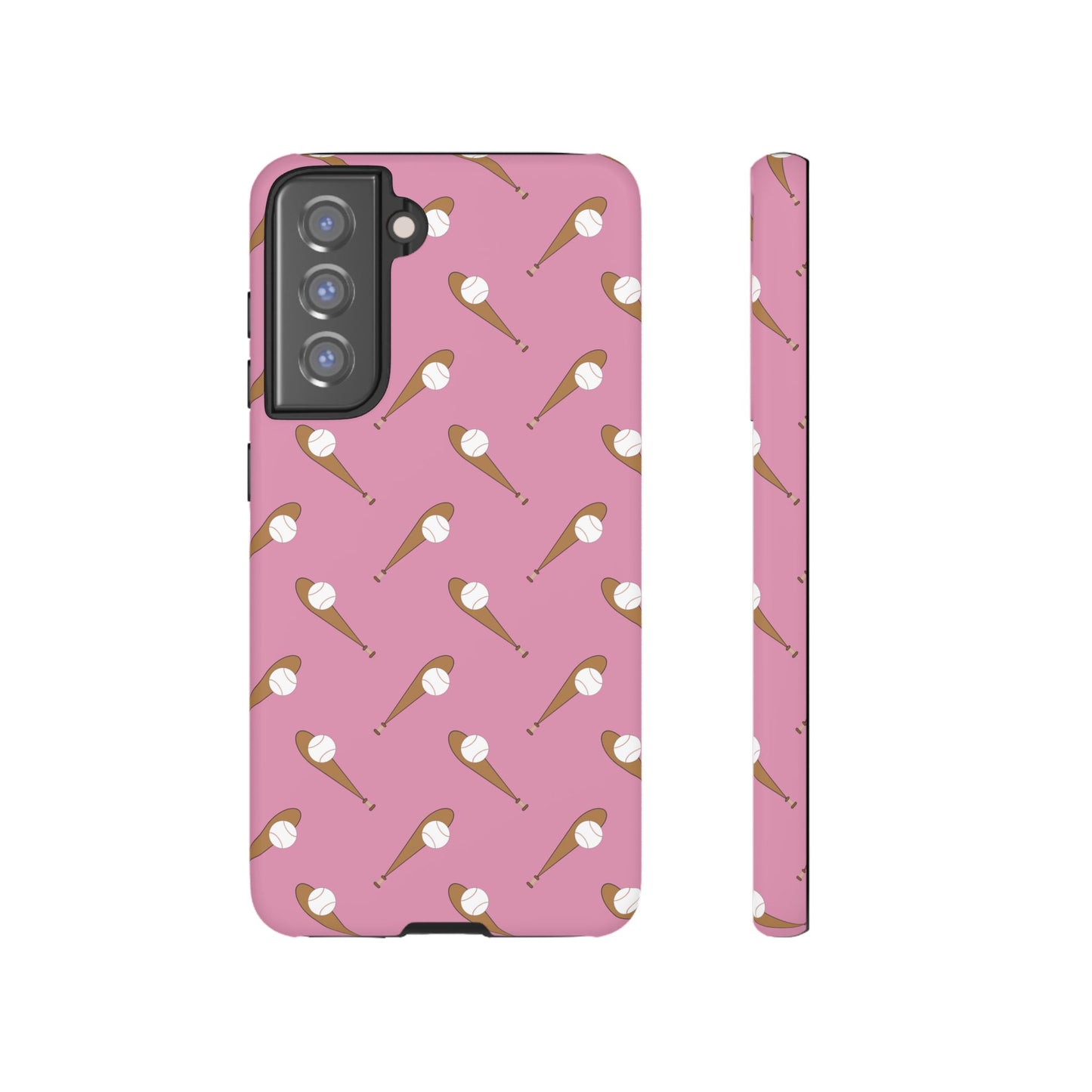 Baseball Phone Case Pink