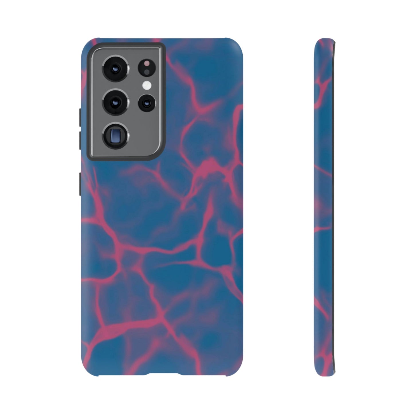 Marble Phone Case Blue Pink