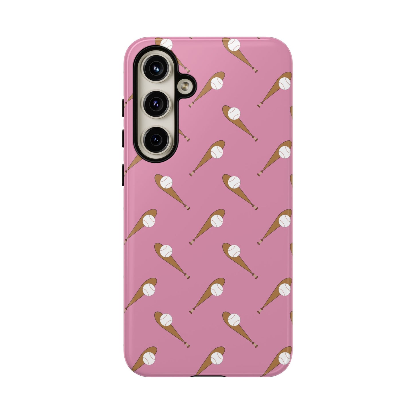 Baseball Phone Case Pink