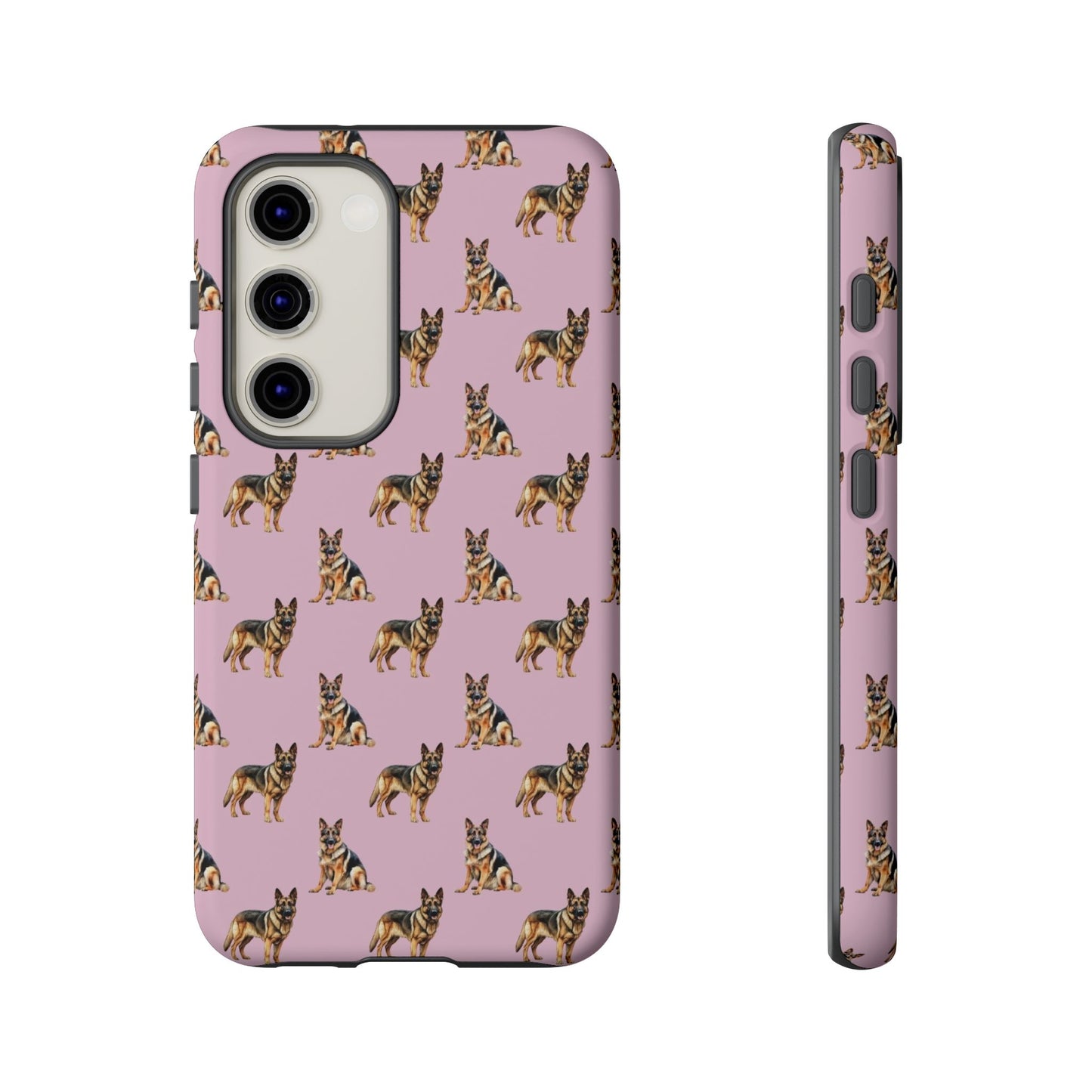 German Shepherd Phone Case Pink