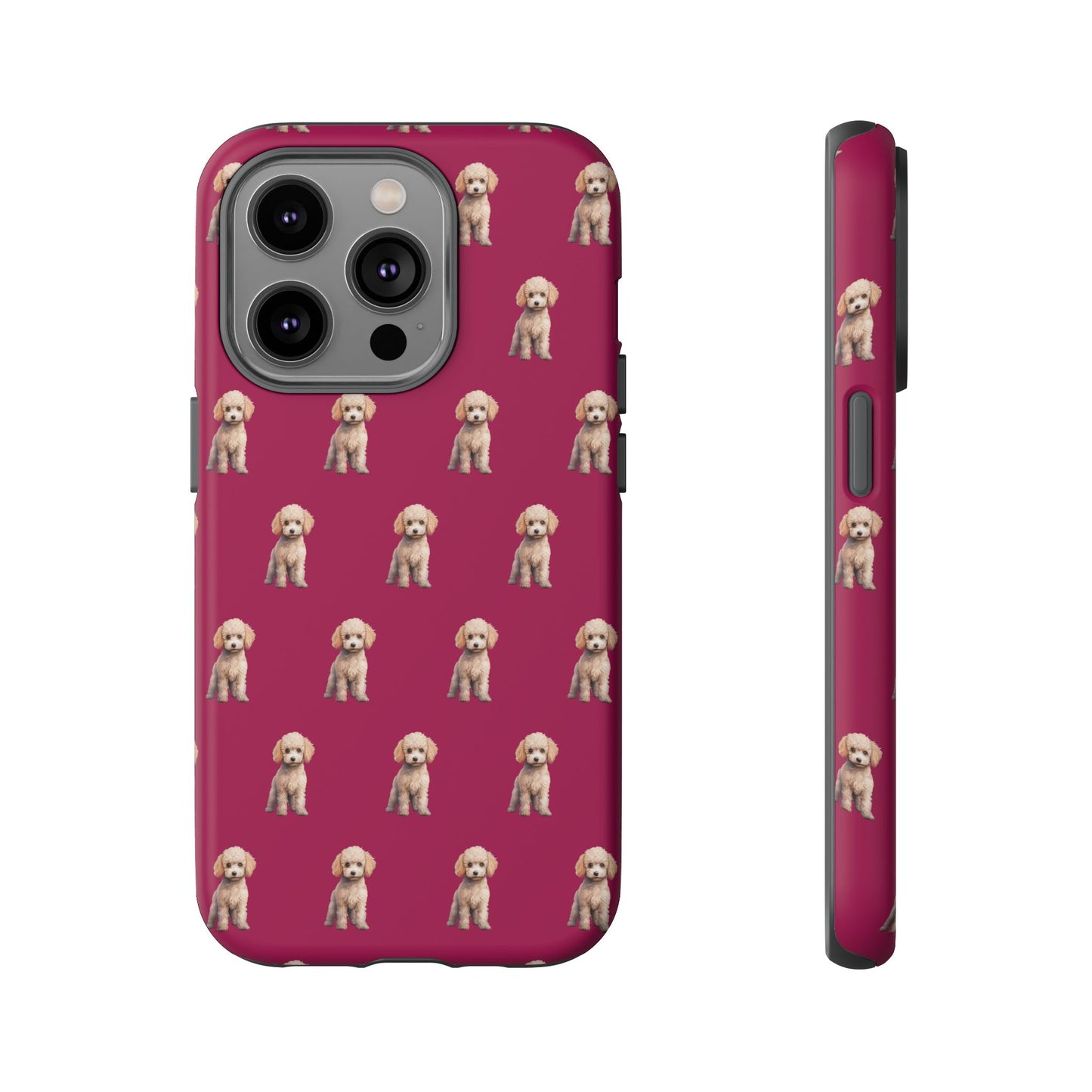 Poodle Phone Case Berry