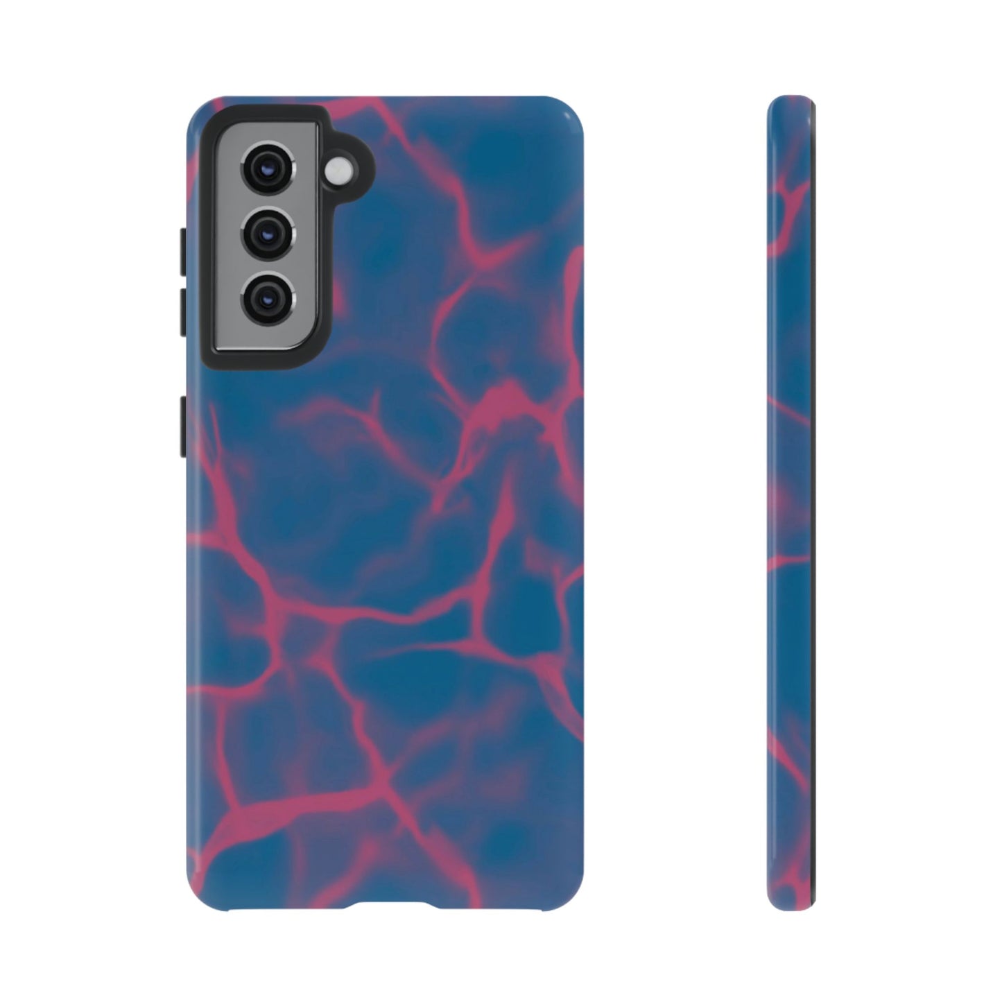 Marble Phone Case Blue Pink