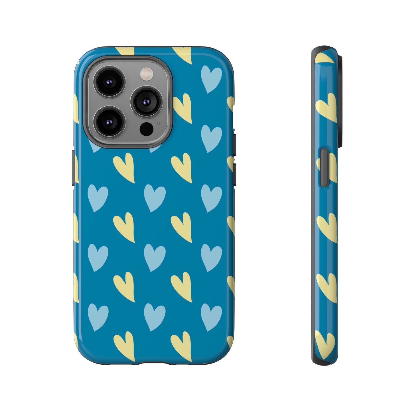 Heart Phone Case Blue