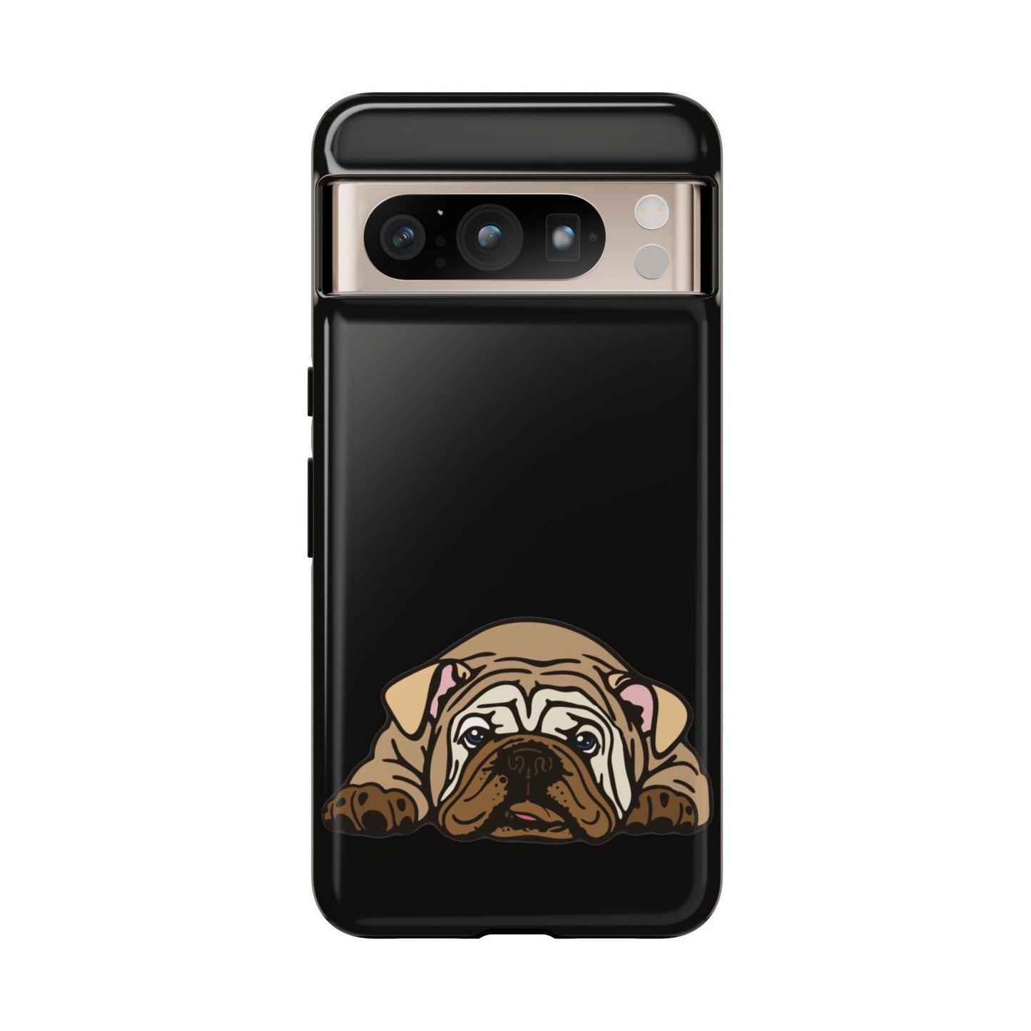 Bulldog Phone Case Black