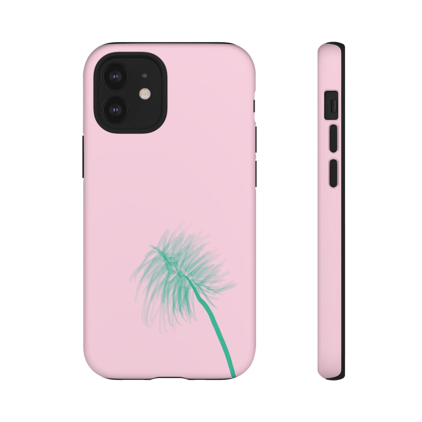 Dandelion Blowball Phone Case Pink