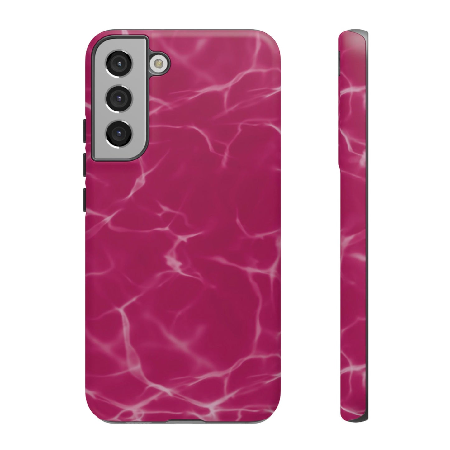 Marble Print Phone Case Berry