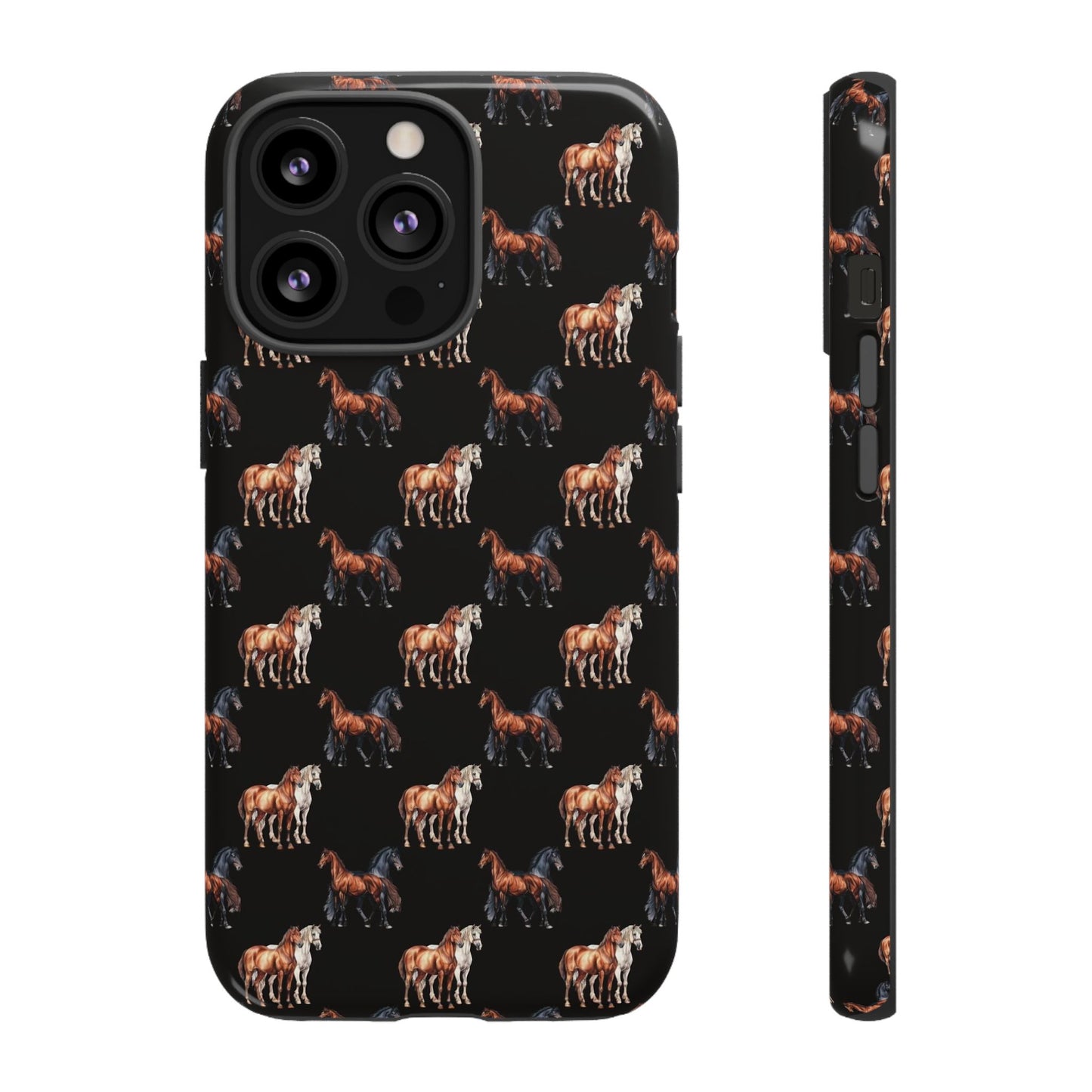 Horse Phone Case Black