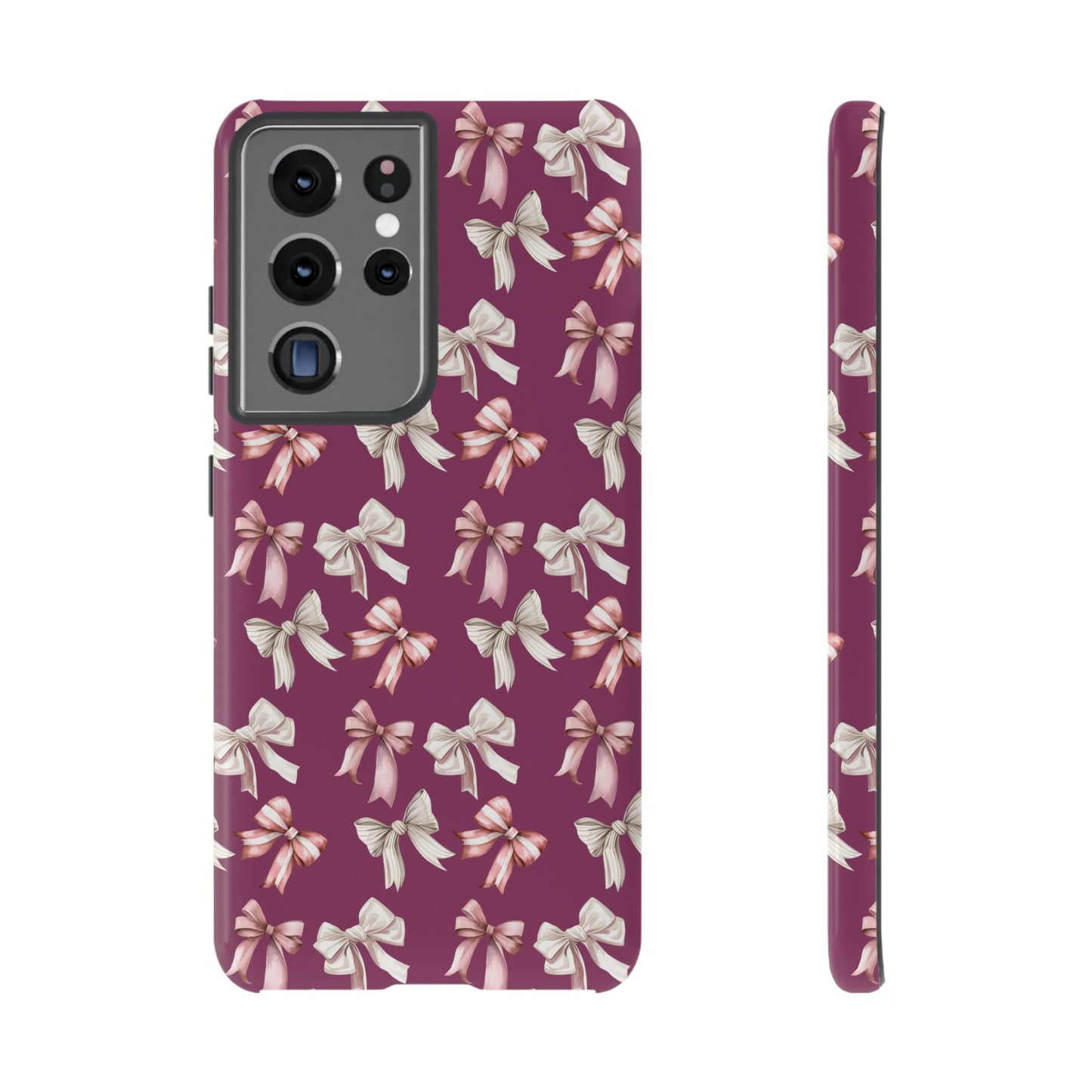 Bow Phone Case Berry