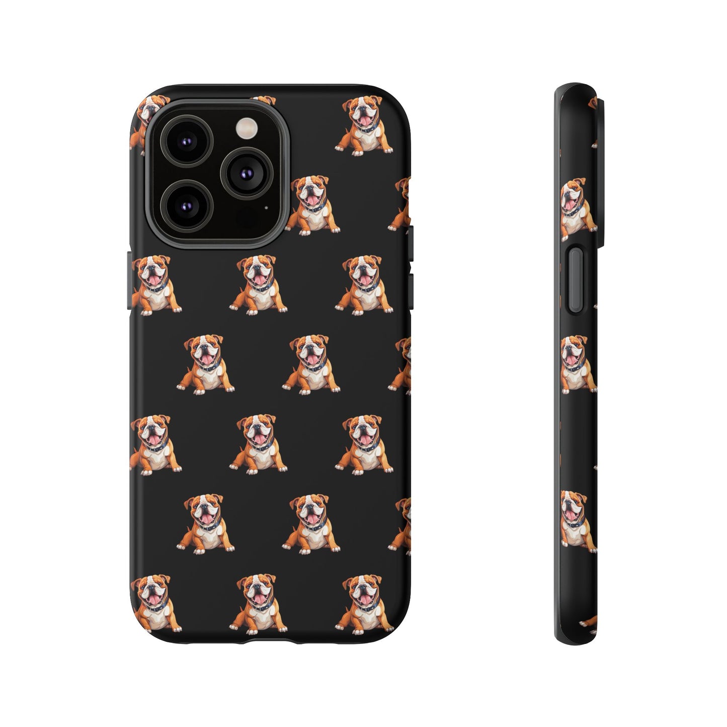 Bulldog Phone Case Black