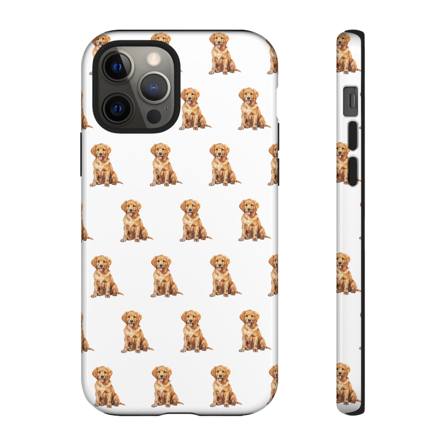 Golden Retriever Phone Case White