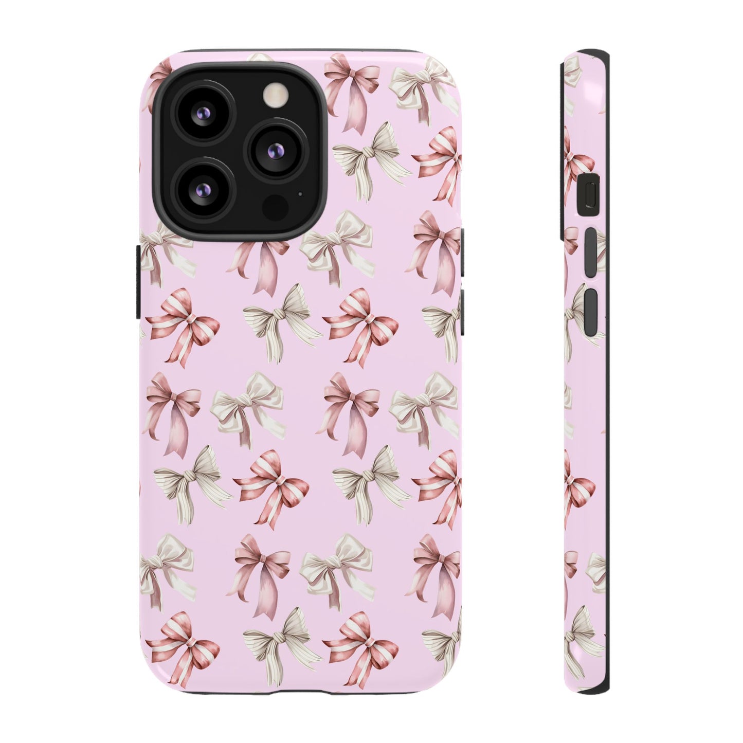 Bow Phone Case Pale Pink