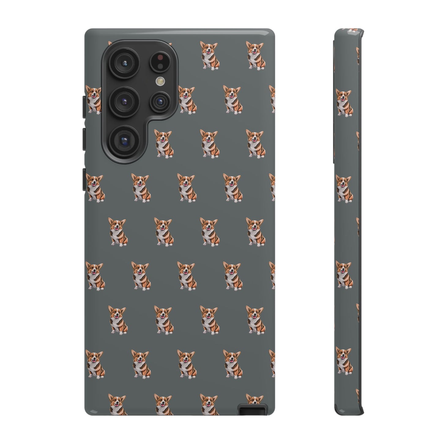 Corgi Phone Case Gray