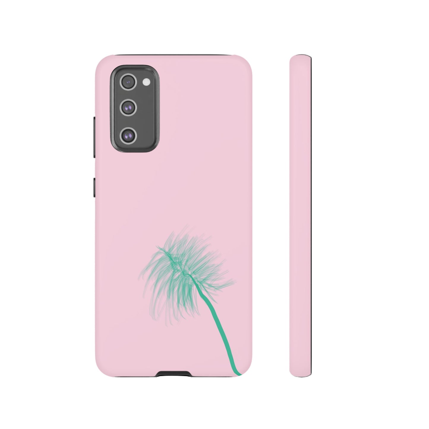 Dandelion Blowball Phone Case Pink