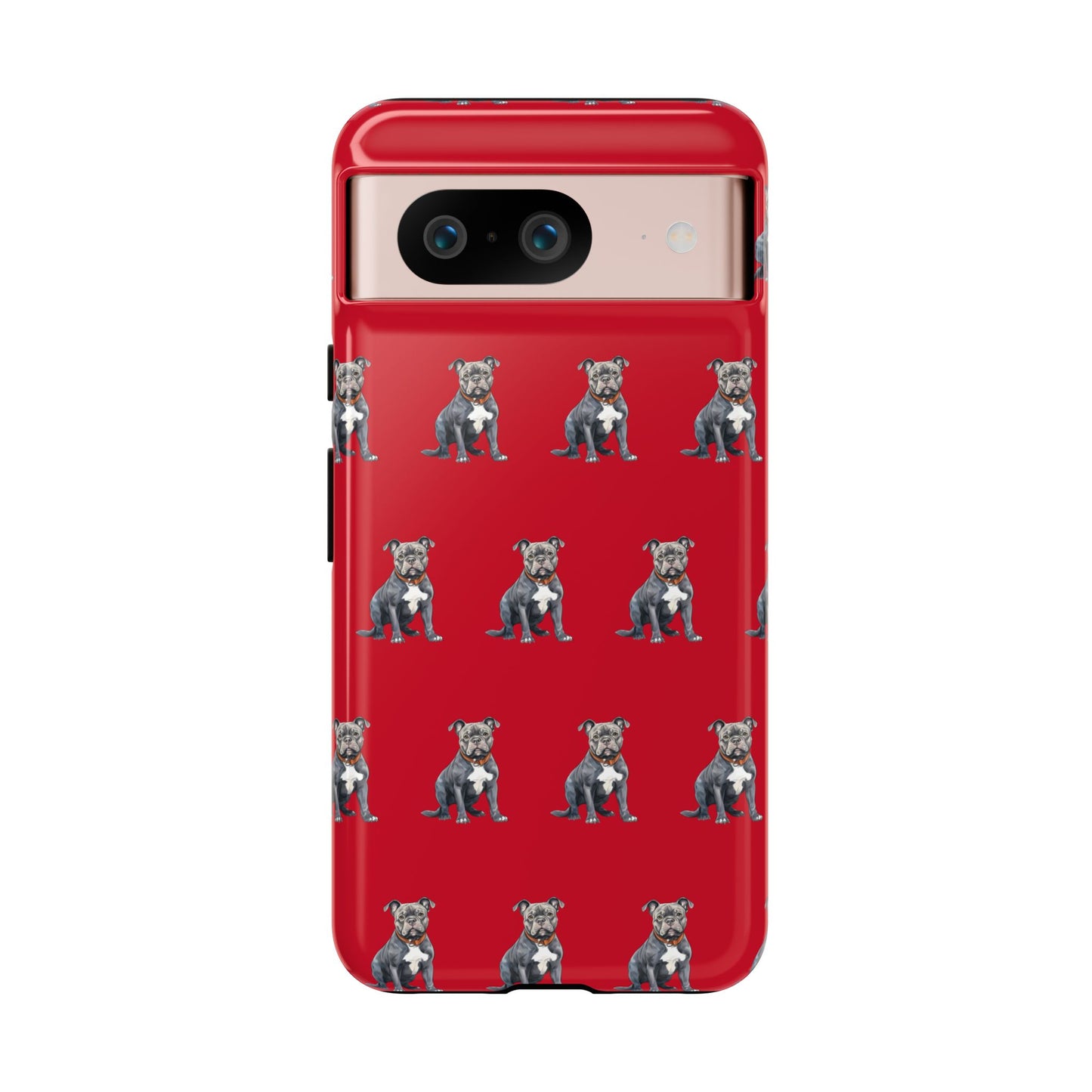 Pitbull Phone Case Red