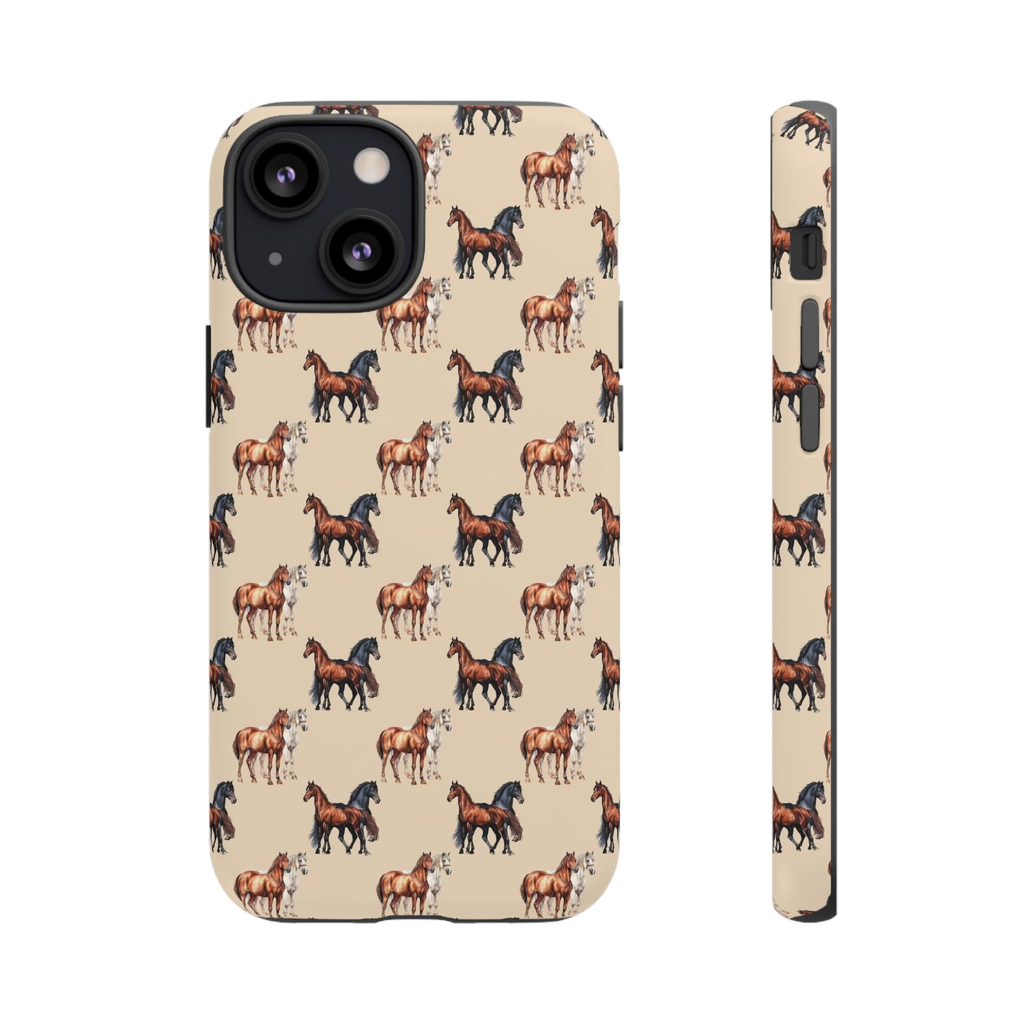 Horse Phone Case Cream