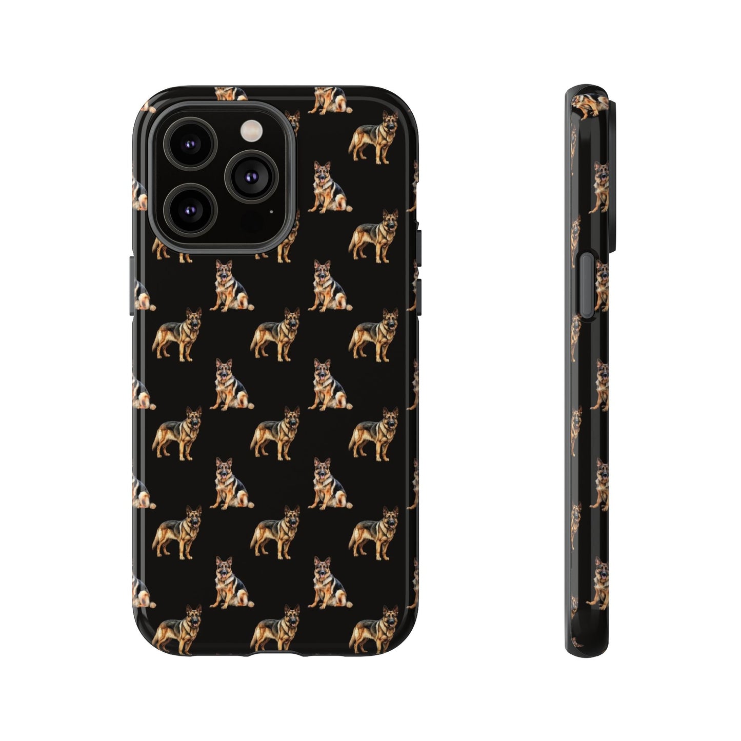 German Shepherd Phone Case Black