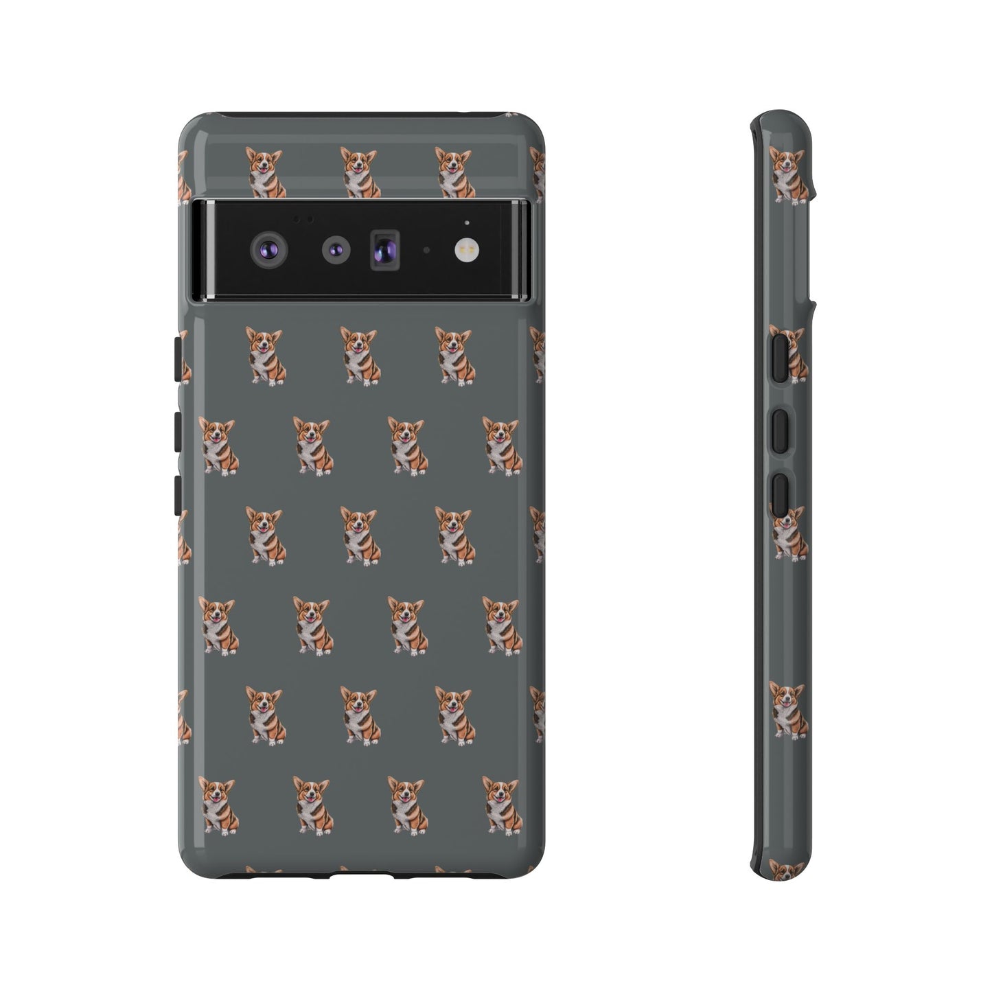 Corgi Phone Case Gray