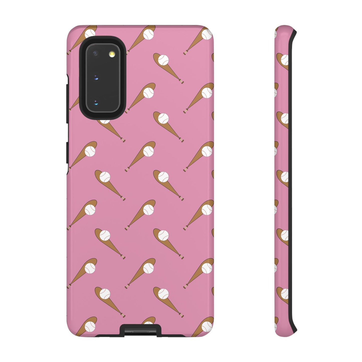 Baseball Phone Case Pink