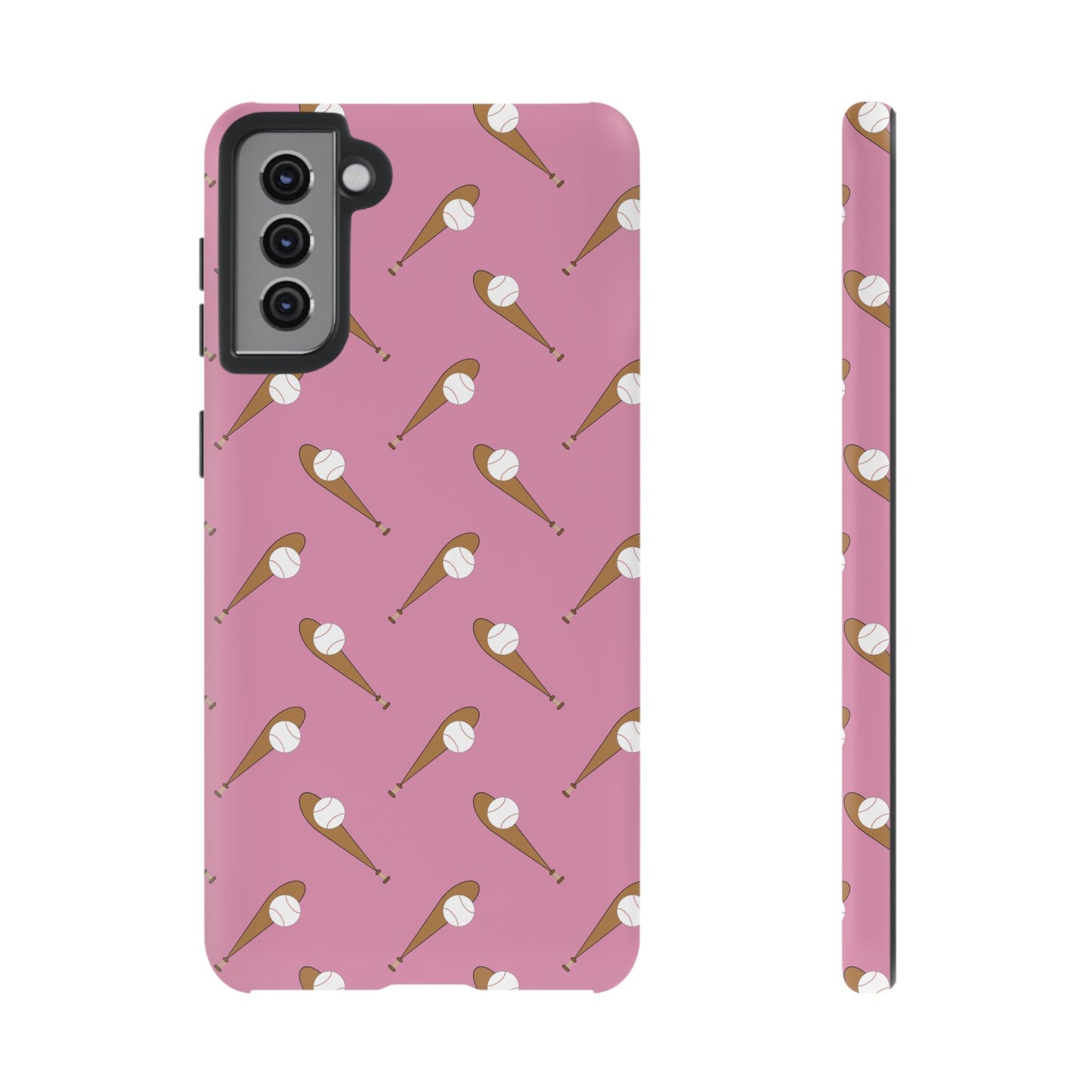 Baseball Phone Case Pink